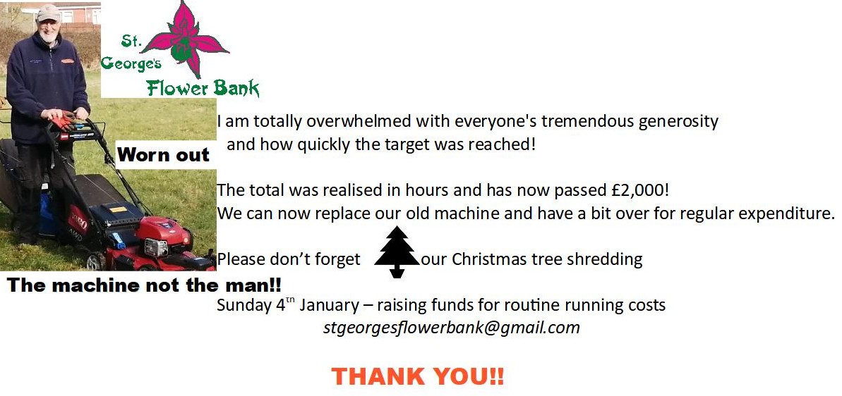 Fundraising thank you poster